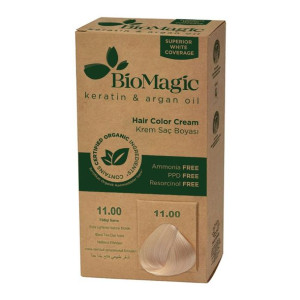Farba Do Włosów Bardzo Jasny Platynowy Blond (11.00) 250 G - Biomagic
