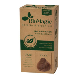 Farba Do Włosów Głęboki Złoty Blond (77.33) 250 G - Biomagic