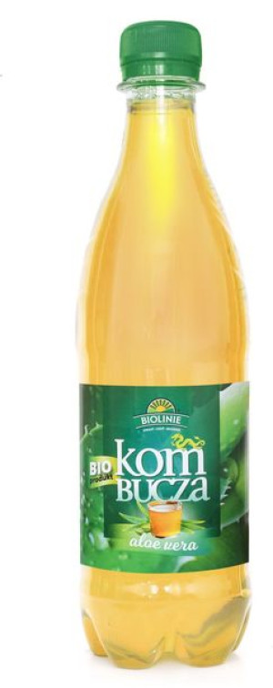 Kombucha Herbata Zielona Z Aloe Vera Bio 500 Ml - Bio Linie