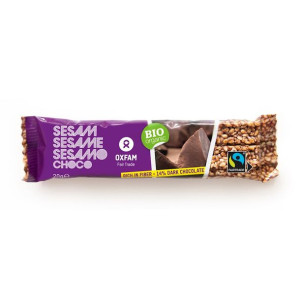 Baton Sezamowy Z Ciemną Czekoladą Fair Trade Bio 20 G - Oxfam