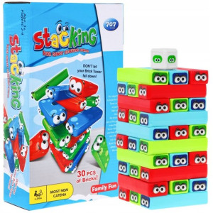Jenga kolorowa klocki duża wieża dla dzieci