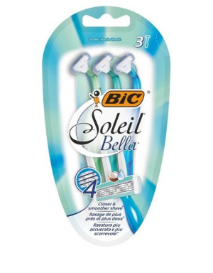 Bic Maszynka Do Golenia Dla Kobiet Bella 4 Ostrza 3szt