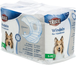 Pieluchy pampersy dla psa suczki Trixie S-M 12 szt