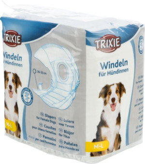 Pieluchy pampersy dla psa suczki Trixie M-L 12 szt