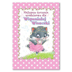 Kartka urodzinowa dla Wnuczki MF11