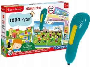 Clementoni MÓWIĄCE PIÓRO 1000 Pytań Przedszkolak