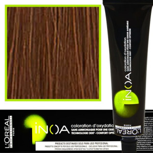 Farba bez amoniaku LOREAL INOA Kolor 7,35