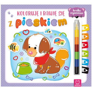 Aksjomat Koloruję i bawię się z pieskiem + kredka KS0525