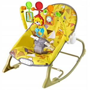 Leżaczek bujaczek LITTLE SAVANNA EURObaby 0m+