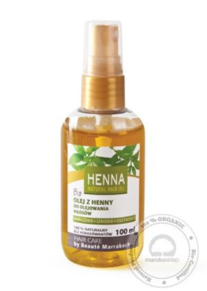 Beaute Marrakech Bio Olej Z Henny Do Olejowania Włosów 100 Ml