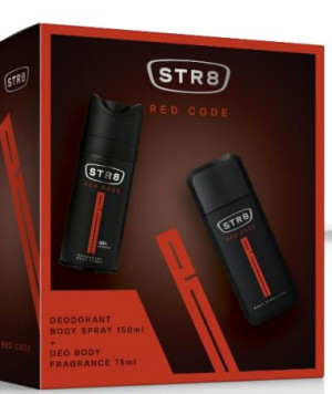 Str8 Zestaw Red Code Body Fragrance 75ml, Dezodorant 150ml