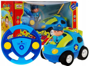 Samochód zdalnie sterowany na pilota auto Policja
