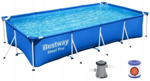 Basen dla dzieci Stelażowy 400x211x81 + pompa