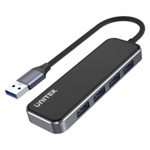 HUB USB Unitek 4 porty obsydianowy