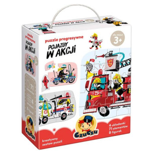CzuCzu Puzzle progresywne Pojazdy w akcji ZA4064