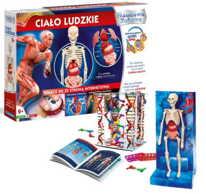 CLEMENTONI Naukowa Zabawa Ciało Ludzkie 60249 8+
