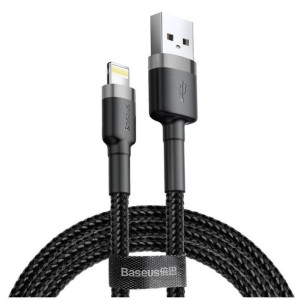 Nylonowy kabel przewód USB lightning Baseus cafule  2.4A 0.5M  CALKLF-AG1 c
