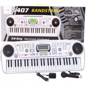 Keyboard Organy Z Mikrofonem I Wyświetlaczem Led