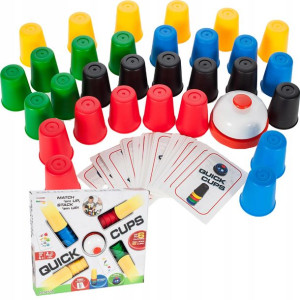 Speed Cups Gra Rodzinna Szybkie Kubeczki Zręczność