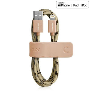 Momax Elite link - Kabel połączeniowy USB do Lightning MFi + elastyczny sto