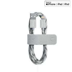 Momax Elite link - Kabel połączeniowy USB do Lightning MFi + elastyczny sto