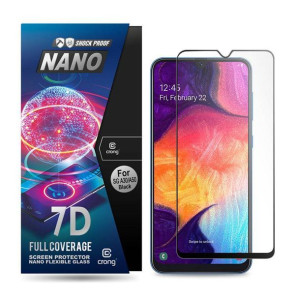 Crong 7D Nano Flexible Glass - Szkło hybrydowe 9H na cały ekran Samsung Gal