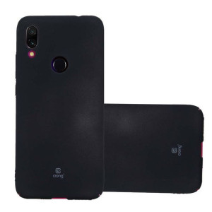 Crong Smooth Skin - Etui Xiaomi Redmi 7 (czarny)