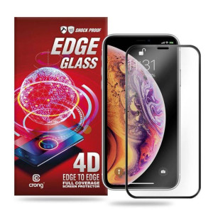 Crong Edge Glass 4D Full Glue - Szkło hartowane na cały ekran iPhone 11 Pro