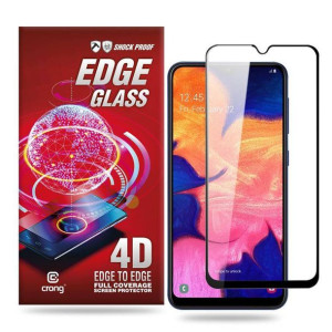 Crong Edge Glass 4D Full Glue - Szkło hartowane na cały ekran Samsung Galax