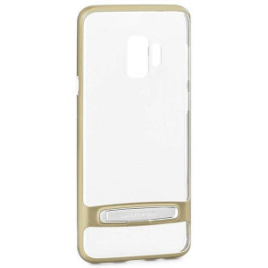Mercury Dream Bumper - Etui Samsung Galaxy S9 z metalową podstawką (złoty)