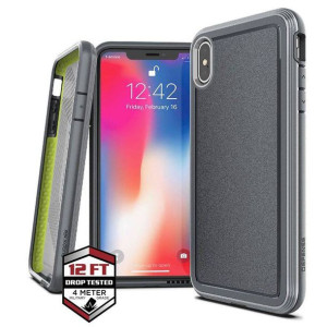 X-Doria Defense Ultra - Pancerne etui iPhone Xs Max (Drop test 4m) (Gray)