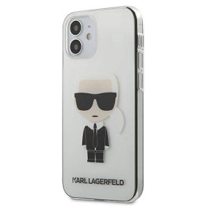 Karl Lagerfeld Ikonik - Etui iPhone 12 Mini (przezroczysty)