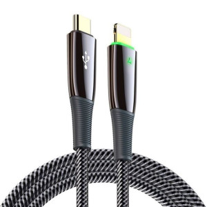 Kabel USB Typ C na iPhone Lightning 18W 200cm (2m) Dux Ducis USB K-IV LED c