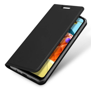 Etui LG K42 / K52 / K62 z klapką Dux Ducis skórzane Skin Leather czarne