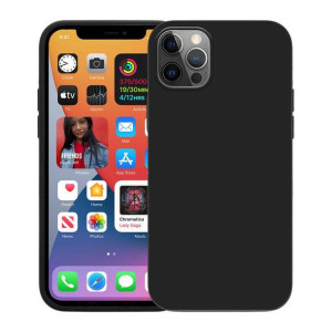 Crong Color Cover - Etui iPhone 12 Pro Max (czarny)