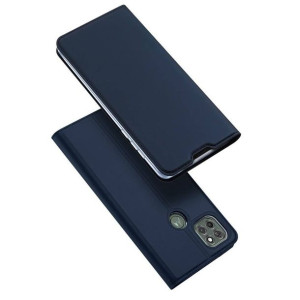 Etui MOTOROLA MOTO G9 POWER z klapką Dux Ducis skórzane Skin Leather granat