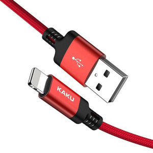 Kabel iPhone Lightning 2.8A 2m Szybkie ładowanie KAKU (KSC-284) czerwony