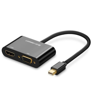 Ugreen przejściówka adapter HDMI / VGA - mini DisplayPort 4K@30 Hz Full HD