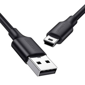 Ugreen kabel przewód USB - mini USB 480 Mbps 1 m czarny (US132 10355)