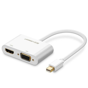 Ugreen przejściówka adapter HDMI / VGA - mini DisplayPort 4K@30 Hz Full HD