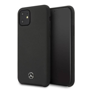 Mercedes MEHCP12SSILBK iPhone 12 mini 5,4" czarny/black hardcase Silicone L