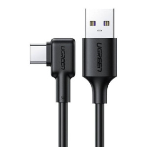 Ugreen kątowy kabel przewód z bocznym wtykiem USB - USB Typ C 5 A Quick Cha