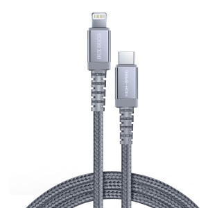 Dux Ducis Space MFI wytrzymały nylonowy kabel przewód USB Typ C PD 18W / Li