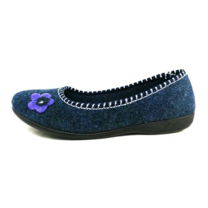 Kapcie damskie Adanex 16271 granat - 36