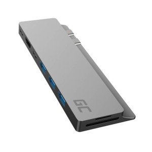 Green Cell Connect60 - Adapter HUB 8w1 (Thunderbolt 3, USB-C, HDMI, 3x USB