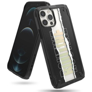 Ringke Fusion X Design etui pancerny pokrowiec z ramką iPhone 12 Pro Max cz