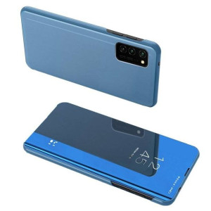 Clear View Case futerał etui z klapką Oppo Reno 4 niebieski