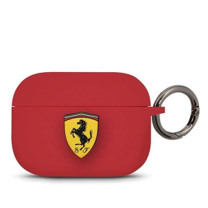 Ferrari FEACAPSILGLRE AirPods Pro cover czerwony/red Silicone
