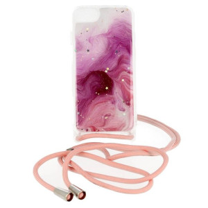 Etui IPHONE 11 PRO MAX Rope Sznurek Glitter Case różowe