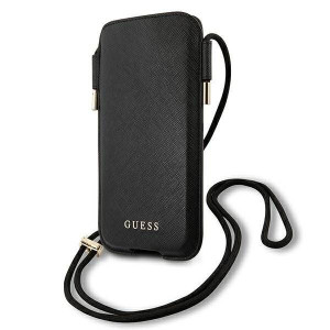 Guess Torebka GUHCP12LSAPSBK 6,7" czarny/black Saffiano